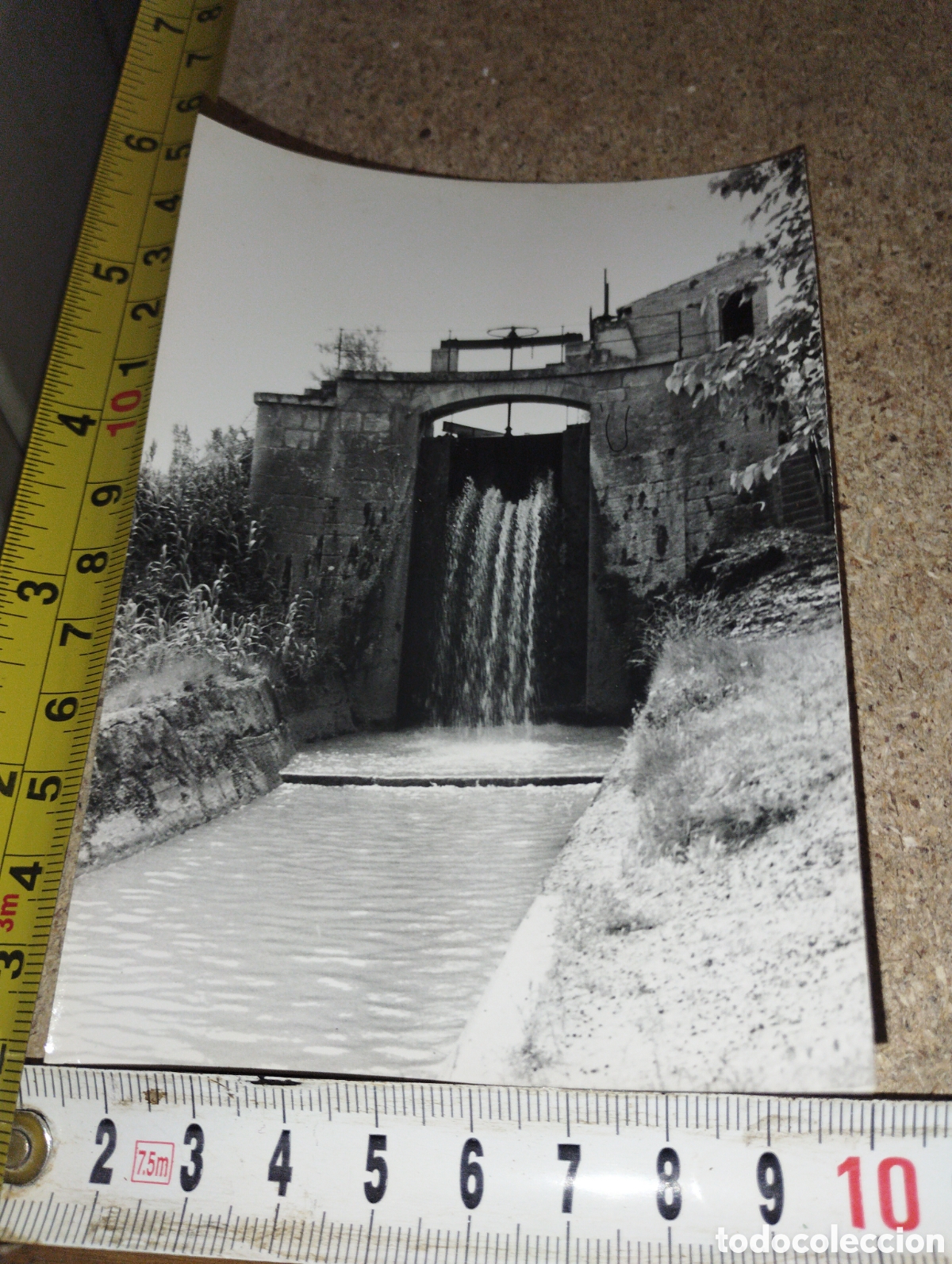 Fotografia antiga: Fotograf&iacute;a de la reta de Mollarusa a Miralcam, por el salto de Duran - Serra