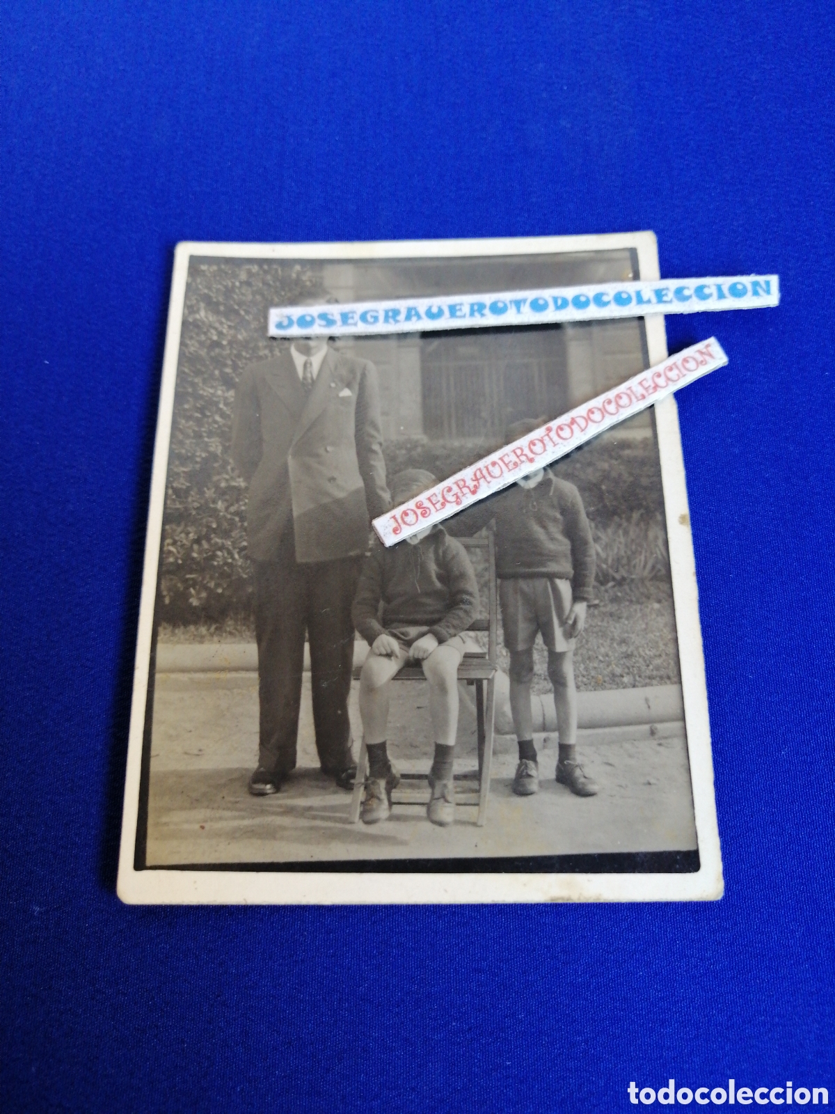 Fotografia antiga: NI&Ntilde;OS MODELOS POSANDO FOTOGRAF&Iacute;A ANTIGUA SIGLO PASADO