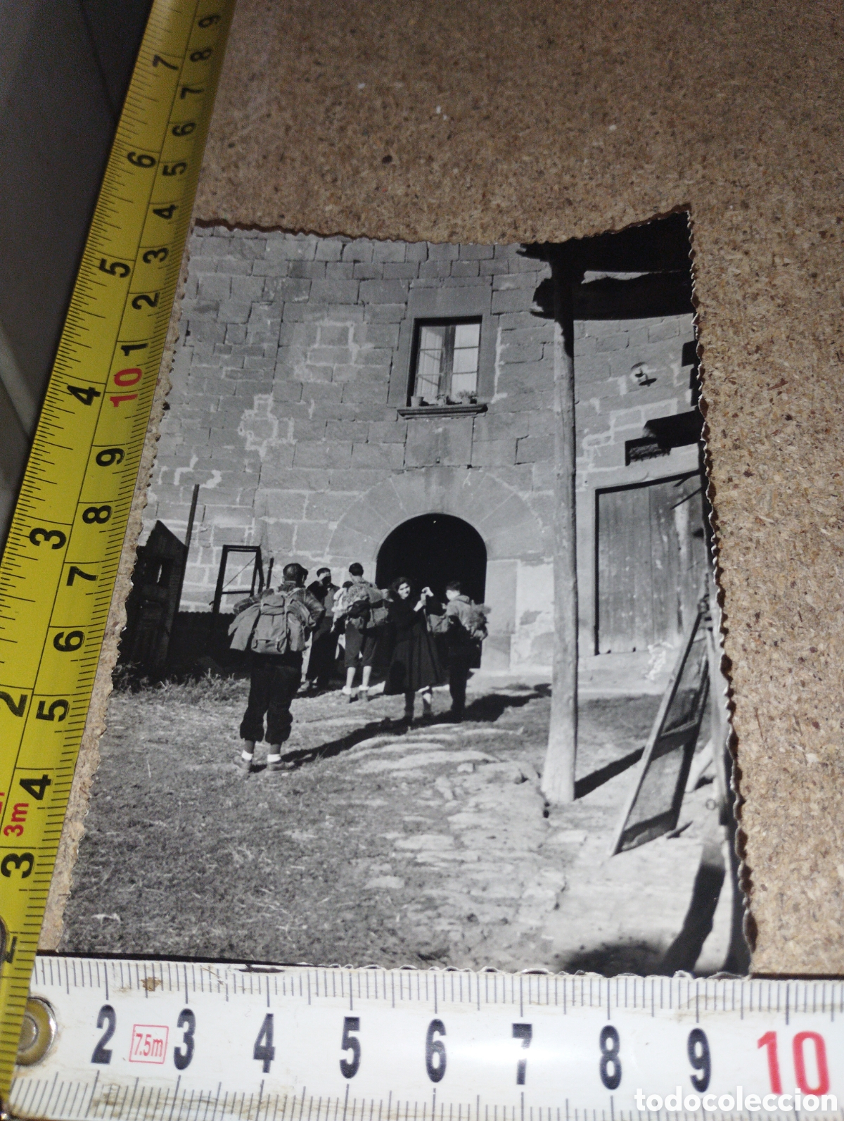 Fotografia antiga: Fotograf&iacute;a de una casa del Pirineo Catal&aacute;n a&ntilde;os 50