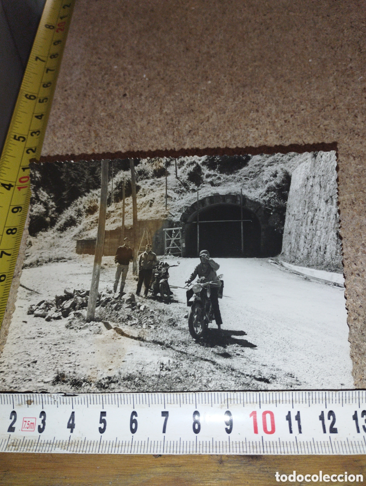 Fotografia antiga: Fotograf&iacute;a del t&uacute;nel del Pirineo Catal&aacute;n a&ntilde;os 50