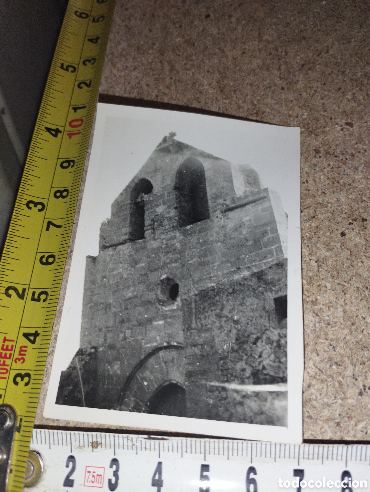 Fotografia antiga: Fotograf&iacute;a de la Iglesia o Ermita de Capdepera a&ntilde;os 50