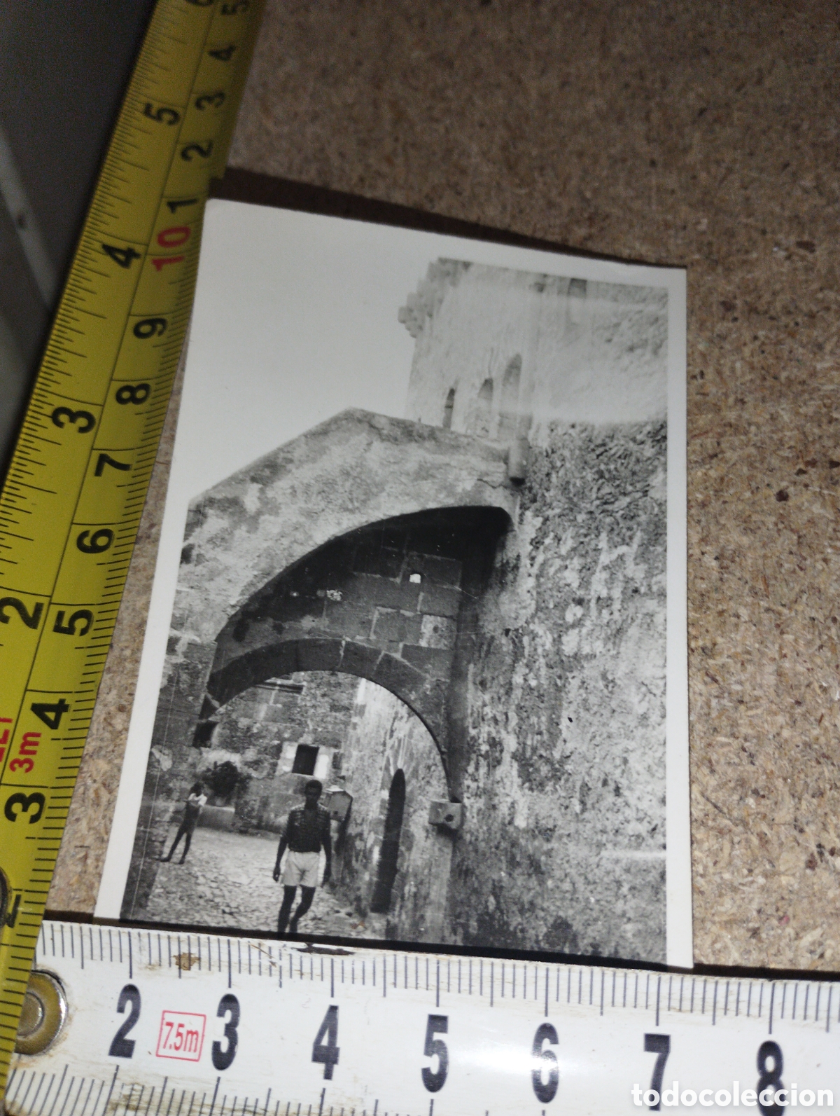Fotografia antiga: Fotograf&iacute;a de los arcos de Capdepera a&ntilde;os 50