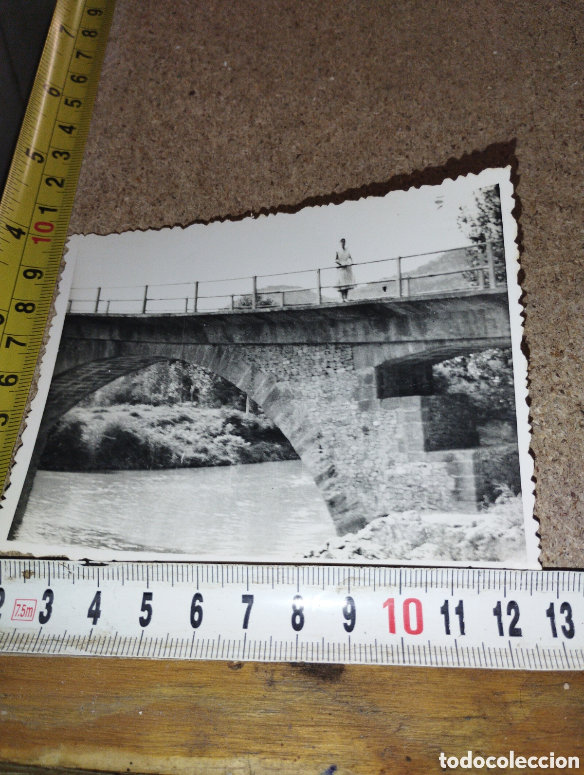 Fotografia antica: Fotograf&iacute;a de un puente de Catalunya a investigar a&ntilde;os 50
