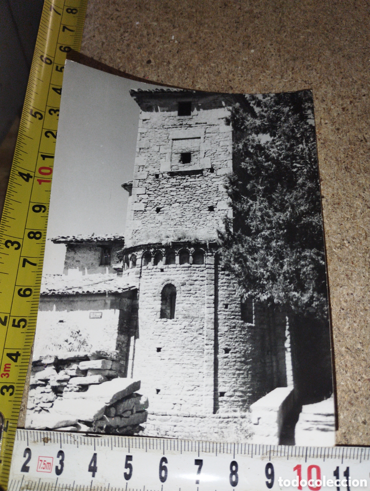 Fotografia antica: Fotograf&iacute;a Fotograf&iacute;a de la Iglesia de Santa Mar&iacute;a de Villalleons a&ntilde;os 50