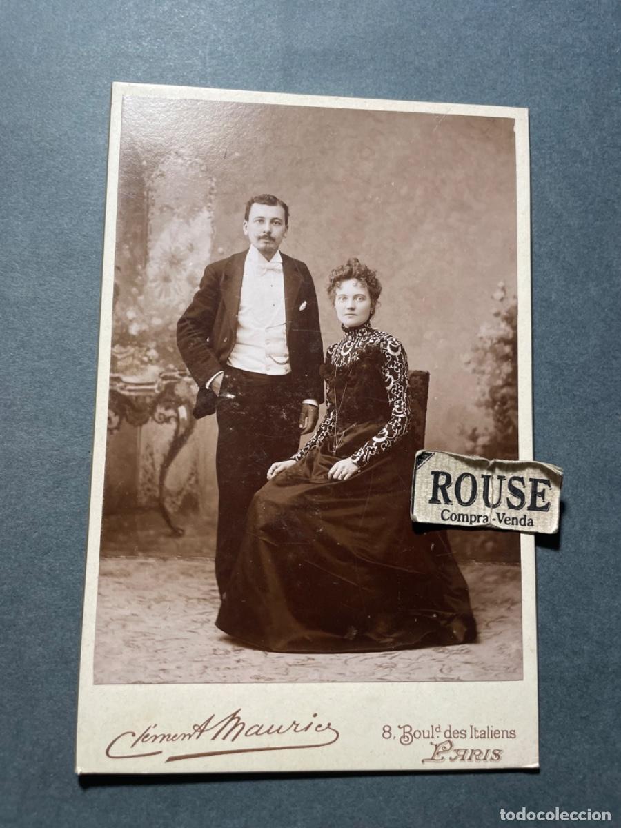 Antique Photography: ANTIGUA FOTOGRAFIA - ALB&Uacute;MINA PERSONAJES MONTADA SOBRE CARTULINA DE EPOCA FINL S. XIX