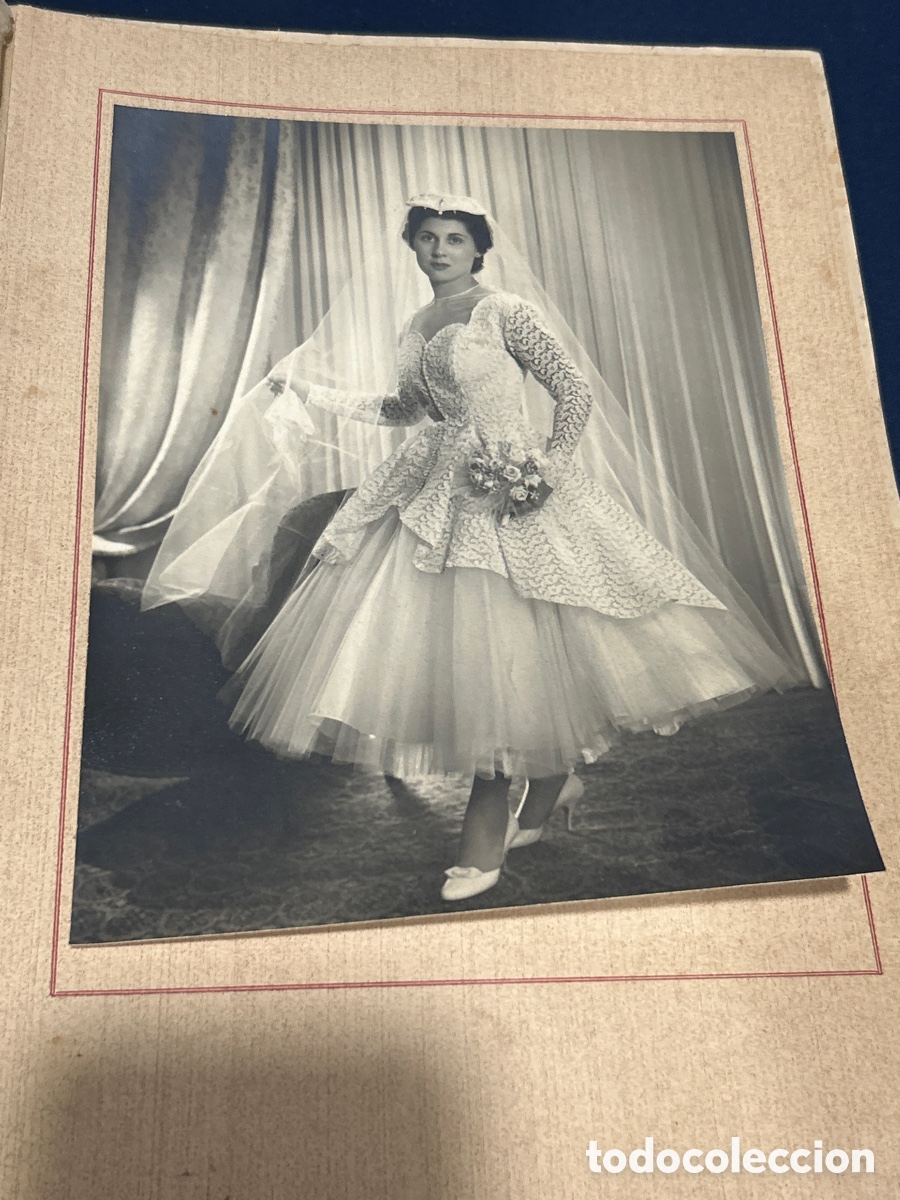 Fotografia antica: ANTIGUA FOTO PRINCIPIOS DE S.XX, MUJER VESTIDA DE NOVIA