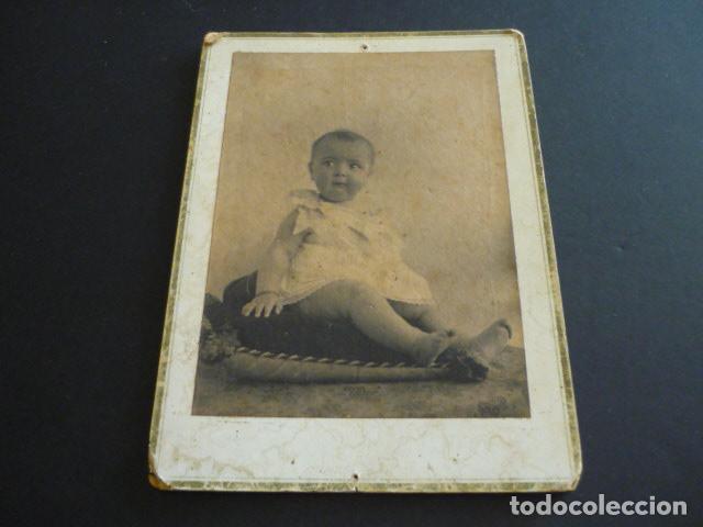 Antique Photography: RETRATO DE NI&Ntilde;O HACIA 1890 ALBUMINA 11 X 16,5 CM
