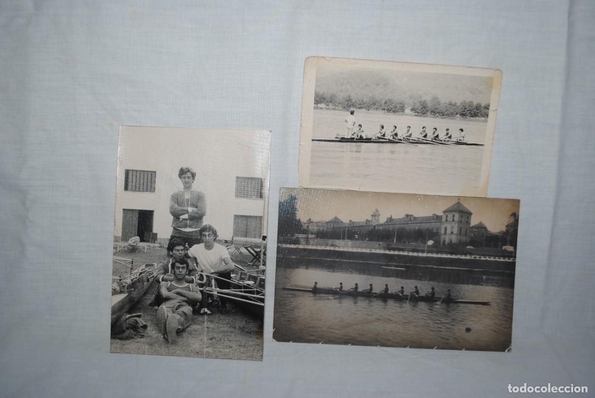 Antique Photography: PIRAGUISTAS EN EL LAGO DE BA&Ntilde;OLAS