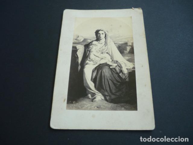 Antique Photography: ALEGORIA DE LA MATERNIDAD ALBUMINA SIGLO XIX 11 X 16 CM
