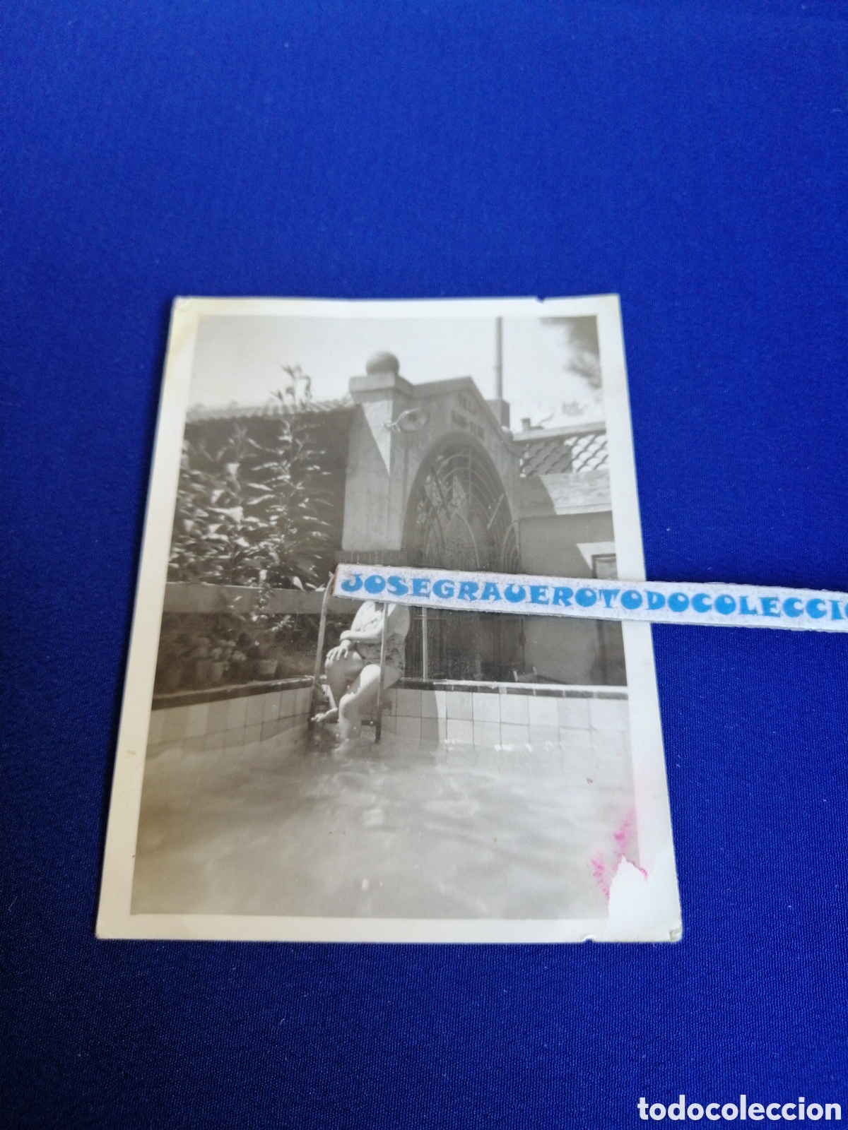 Antique Photography: MODELO EN BA&Ntilde;ADOR PISCINA VILLA MARIA TERE FOTOGRAF&Iacute;A ANTIGUA