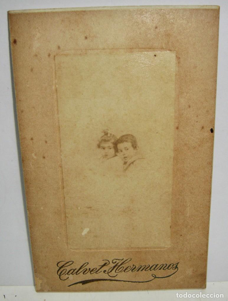 Antique Photography: Antigua fotograf&iacute;a de alb&uacute;mina. Hacia 1890. Fot&oacute;grafo HERMANOS CALVET