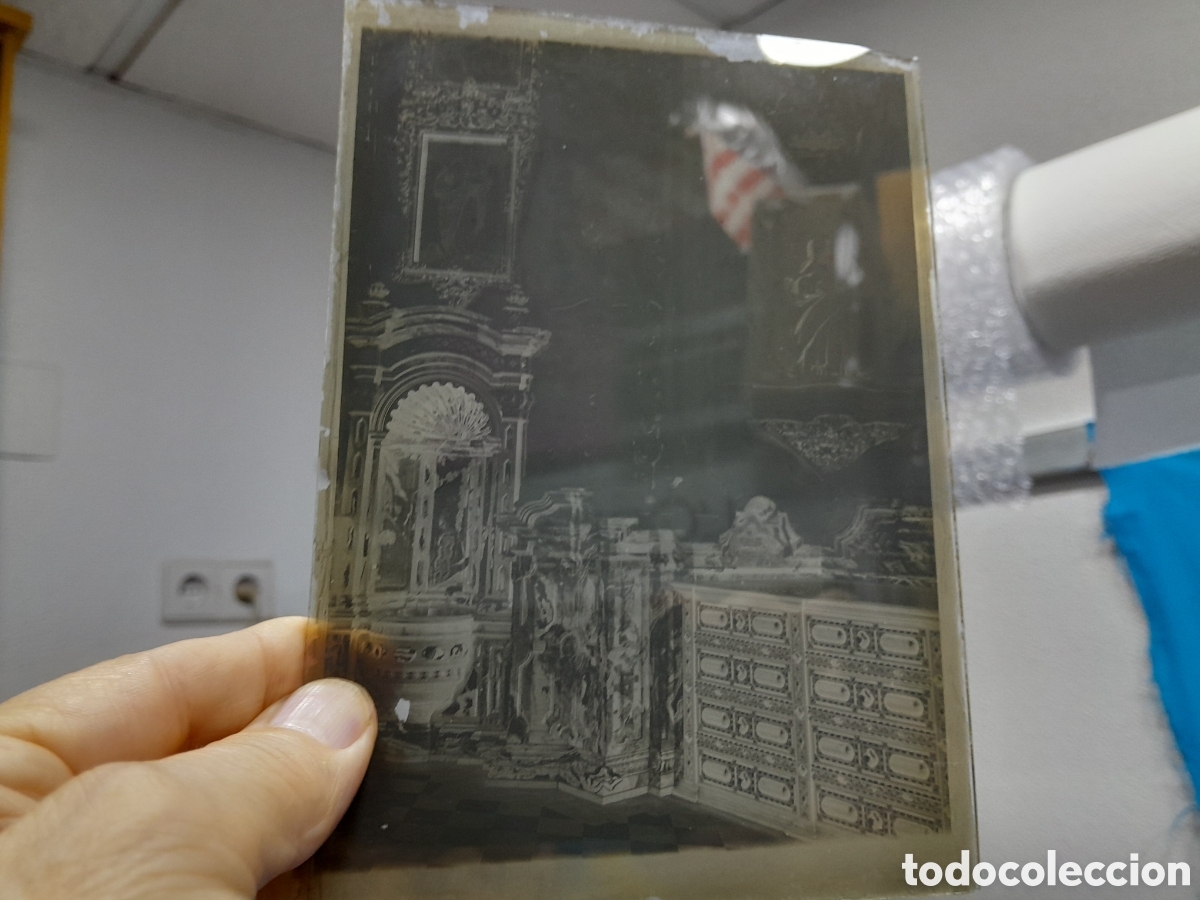 Fotografia antica: ANTIGUO NEGATIVO DE FOTO EN CRISTAL, ZONA DE LEVANTE, SIGLO XIX