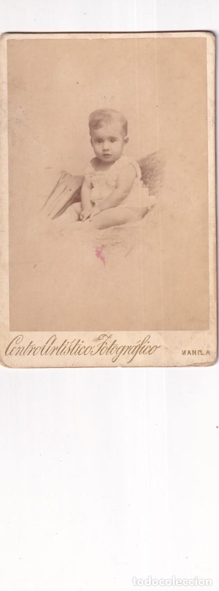 Antique Photography: FOTOGRAF&Iacute;A NI&Ntilde;A E. M. BARRETTO. CENTRO ART&Iacute;STICO FOTOGR&Aacute;FICO. SAN MIGUEL MANILA. FILIPINA