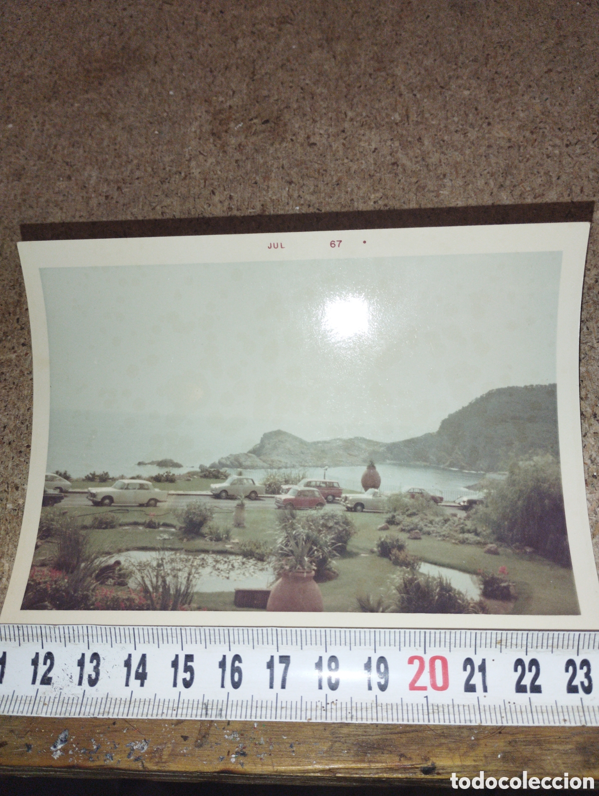 Fotografia antica: Fotograf&iacute;a de una cala de Mallorca a&ntilde;os 60