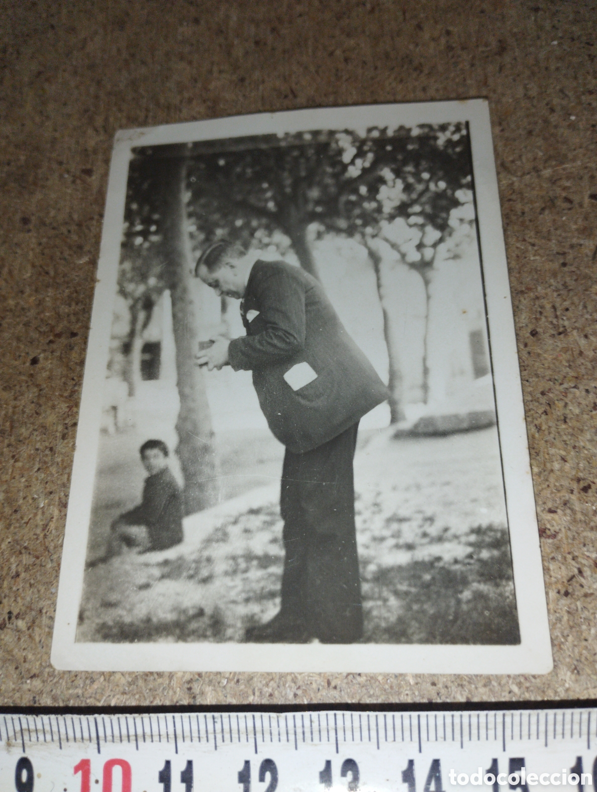 Fotografia antica: Fotograf&iacute;a de los jardines de Arenys de Munt a&ntilde;o 1931