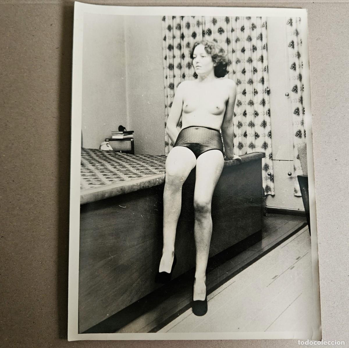 Fotografia antica: FOTOGRAF&Iacute;A ANTIGUA 18 x 13 cm. MUJER DESNUDA. FOTO ER&Oacute;TICA. 1930 - 1940