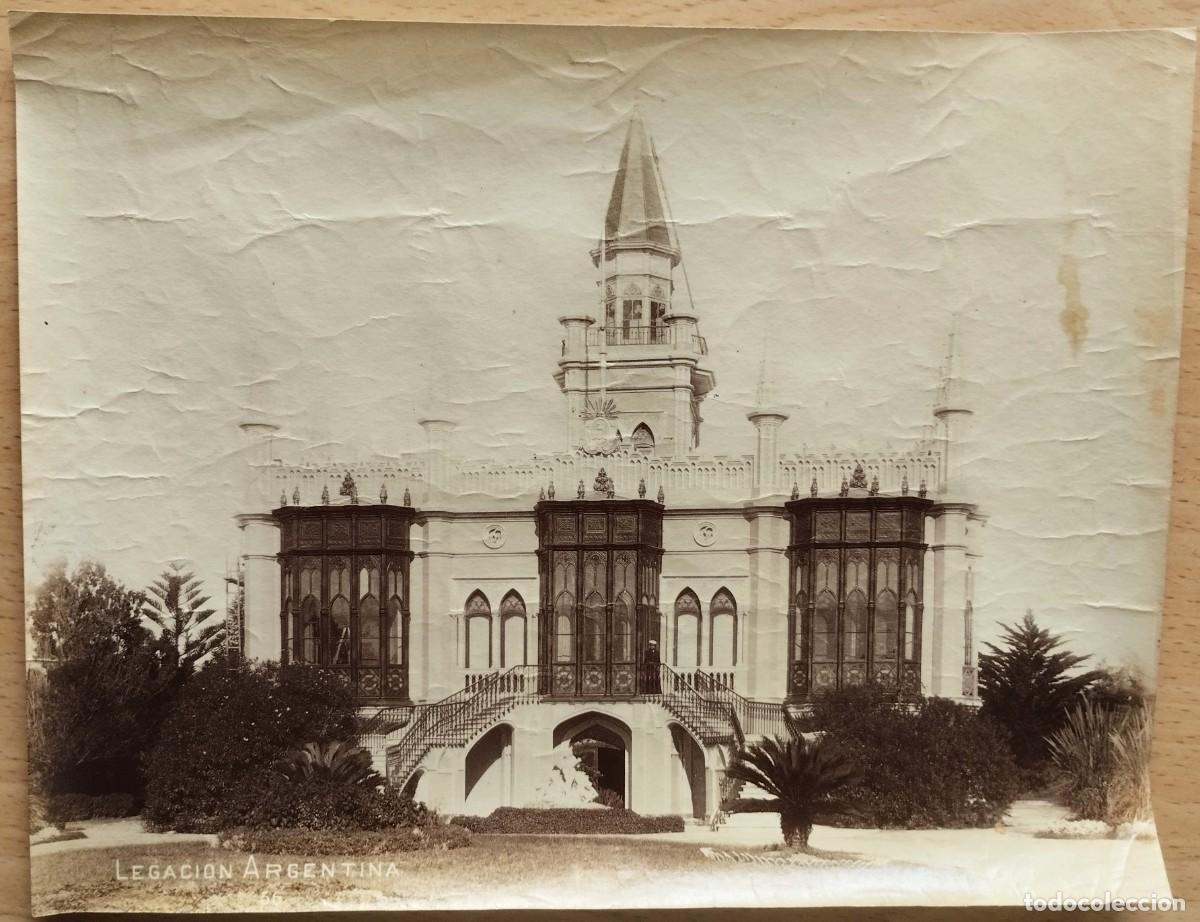 Fotografia antica: Foto Alb&uacute;mina De La Legaci&oacute;n Argentina - 1895