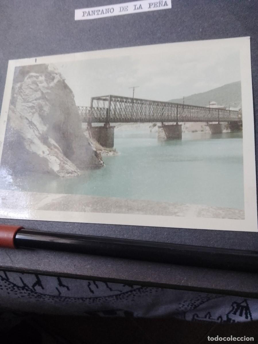 Fotografia antica: Bonita foto a&ntilde;os 60, vista de pantano de la pe&ntilde;a