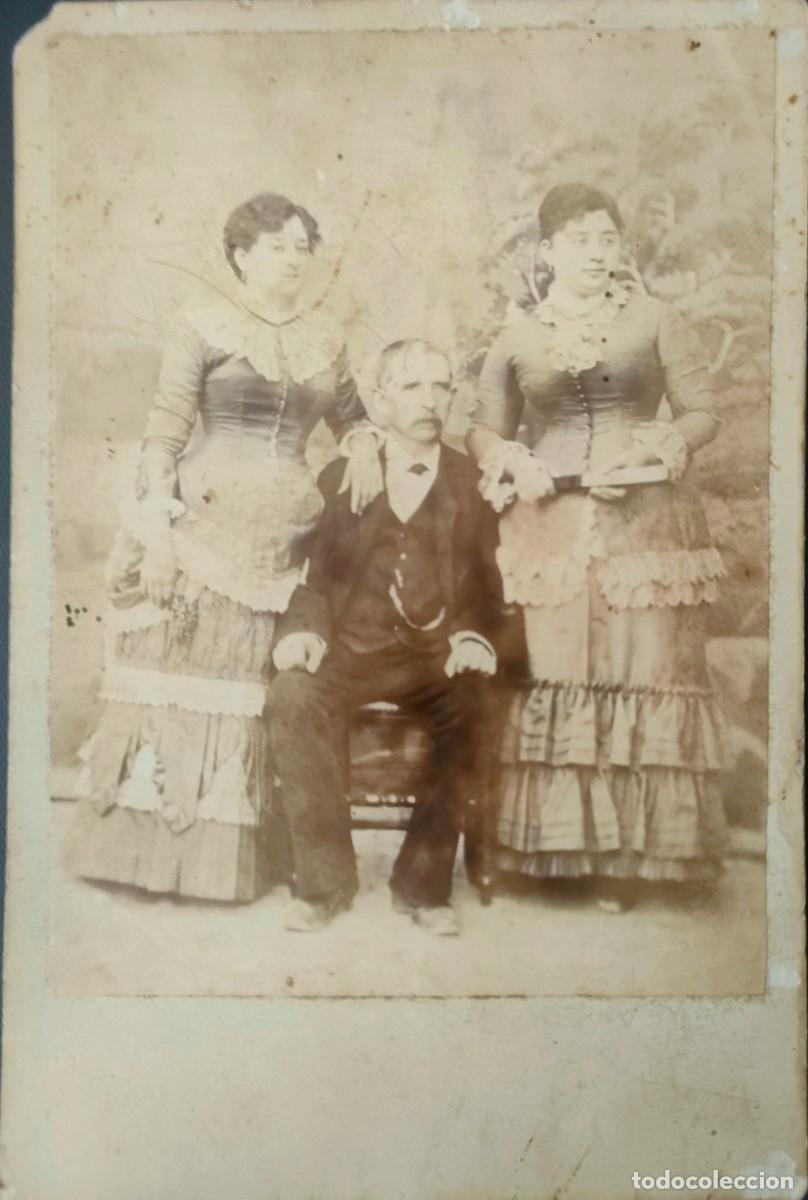 Fotografia antica: ANTIGUA FOTOGRAFIAL FOTOGRAFO DESCONOCIDO CARTON TAMA&Ntilde;O 11 X 16 CM.