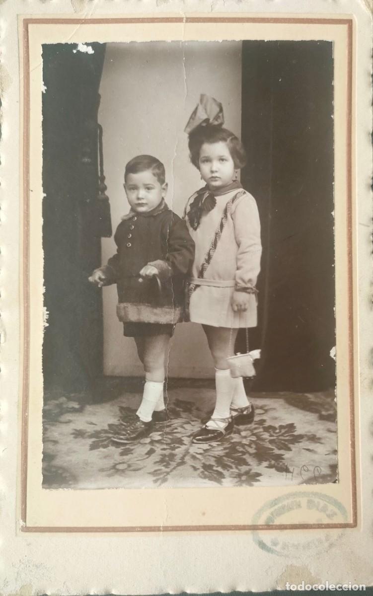 Fotografia antica: ANTIGUA FOTOGRAFIAL FOTOGRAFO DESCONOCIDO CARTON DURO TAMA&Ntilde;O 11 X 16 CM.