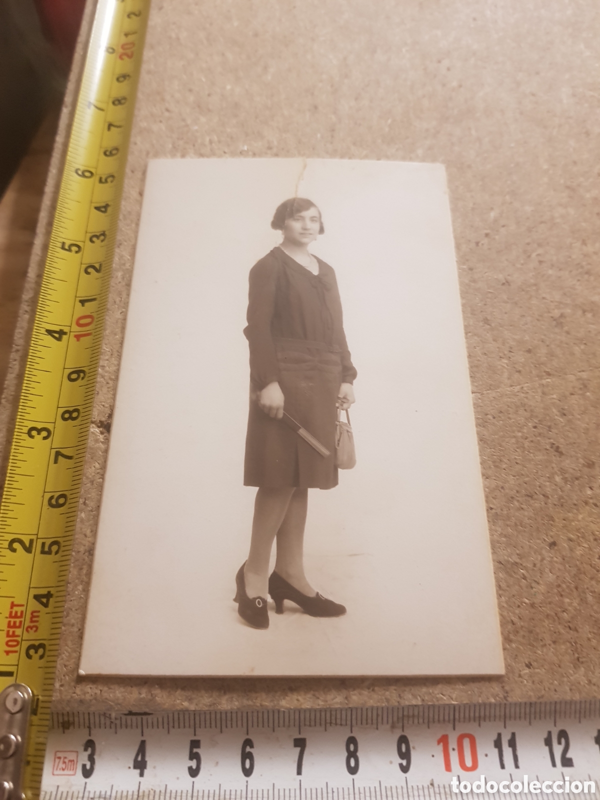Fotografia antiga: Fotograf&iacute;a de una dama 1910 aprox.