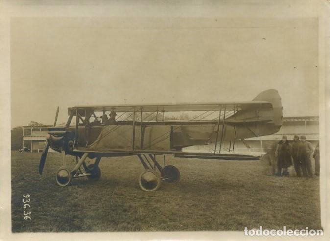Fotografia antiga: FOTOGRAFIA ANTIGUA DE AVION TAMPIER AUTOMOVILE, L&acute;AERONAUTIQUE 1922. FOTOAVION-03
