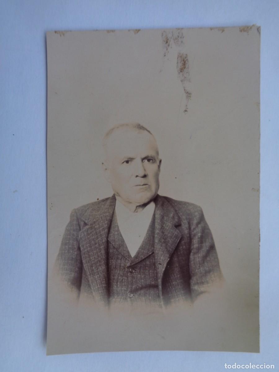 Fotografia antiga: BONITA FOTO DE ESTUDIO DE SE&Ntilde;OR ELEGANTE, SIGLO XIX .