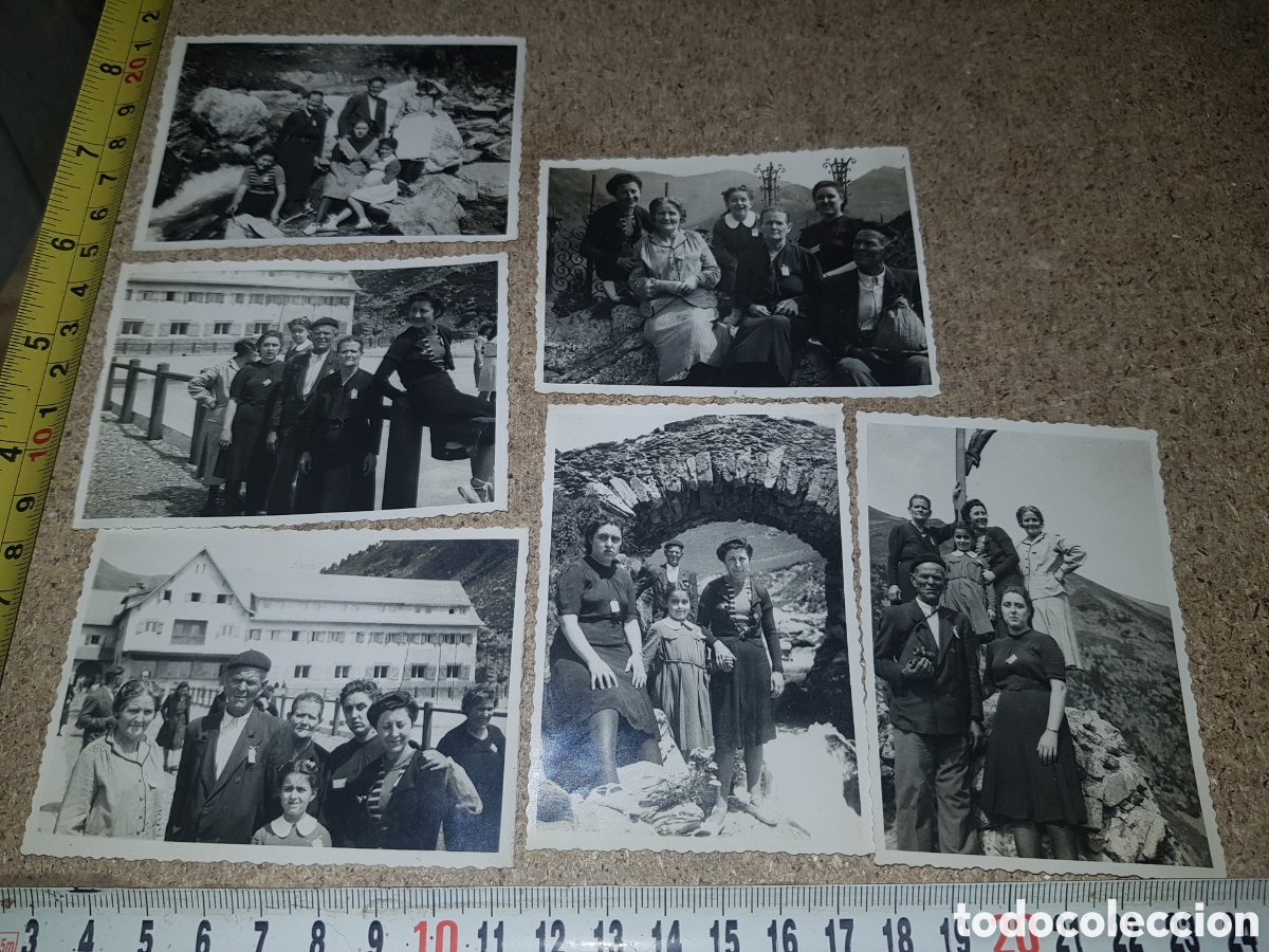 Fotografia antiga: Lote de 6 fotograf&iacute;as de la Pobla del Illet y alrededores.