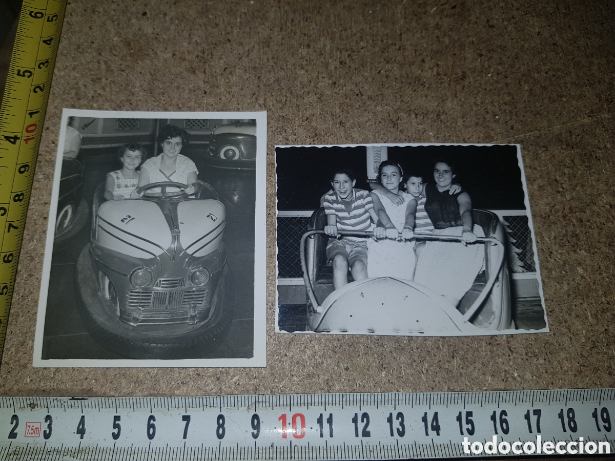 Fotografia antiga: Autos de Choque de Sans, a&ntilde;os 50