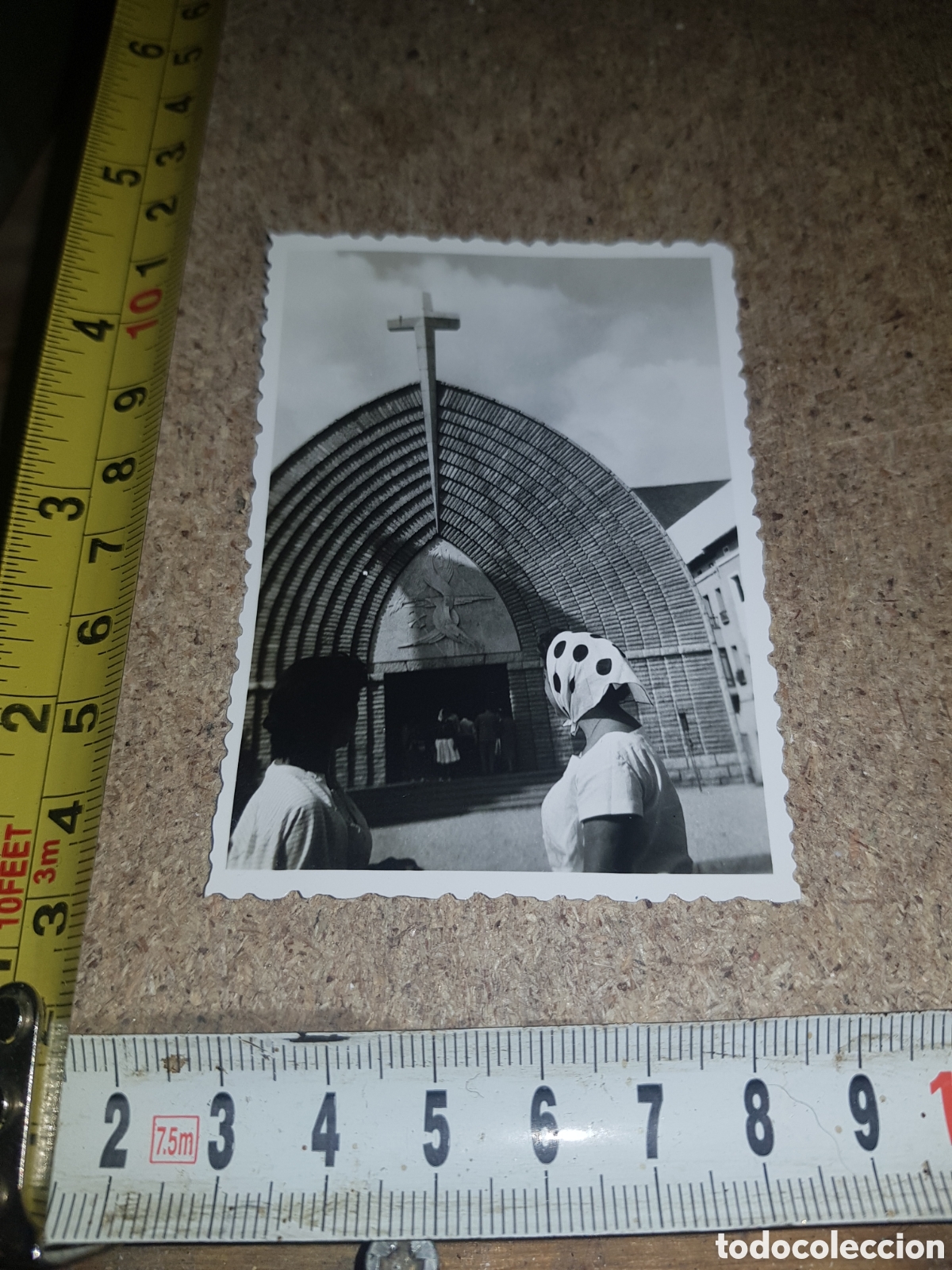 Fotografia antiga: A&ntilde;os 50, El Pont de Suert, Iglesia.