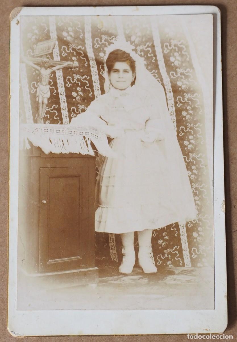 Fotografia antiga: ANTIGUA FOTOGRAF&Iacute;A ALB&Uacute;MINA DE NI&Ntilde;A.