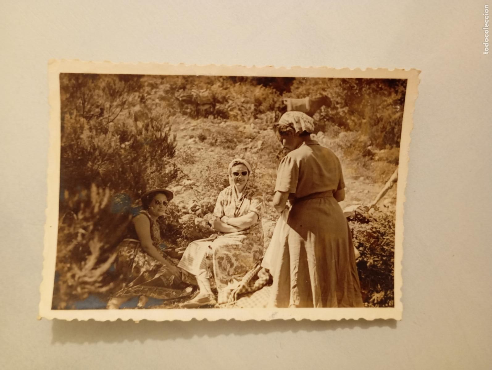 Fotografia antiga: ANTIGUA FOTOGRAF&Iacute;A MUJERES Y CABRAS. TDKP21M