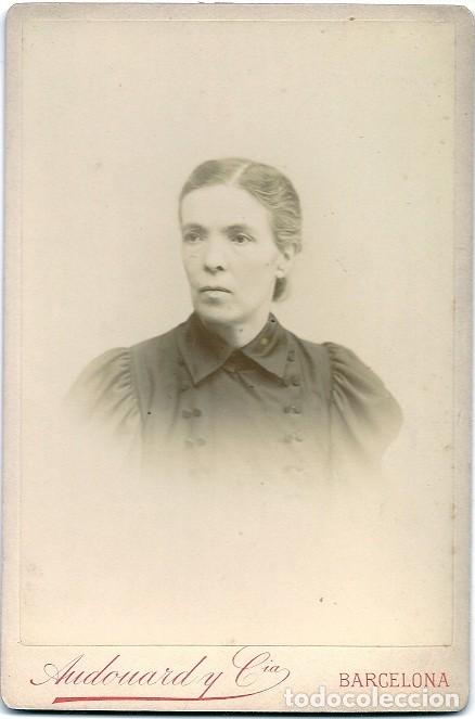 Antique Photography: 7341D - AUDOUARD Y CIA - RAMBLA DEL CENTRO 17, 1&ordm; - ANTIGUO RETRATO DE 16,5X11 CM