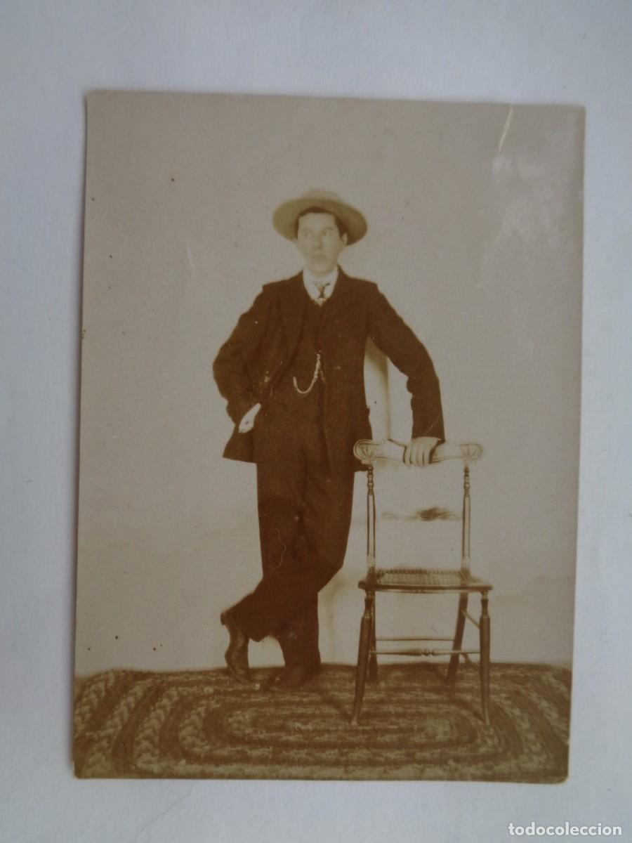 Fotografia antiga: BONITA FOTO DE ESTUDIO DE JOVEN ELEGANTE ANDALUZ , SIGLO XIX