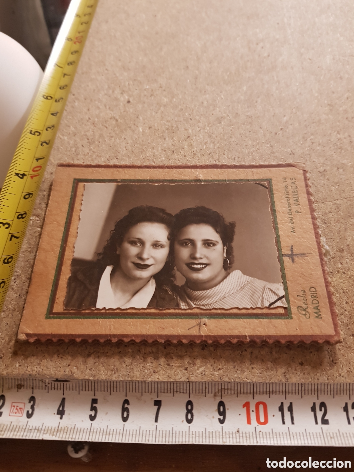 Fotografia antiga: Fotograf&iacute;a de dos amigas en los a&ntilde;os 40 - 50