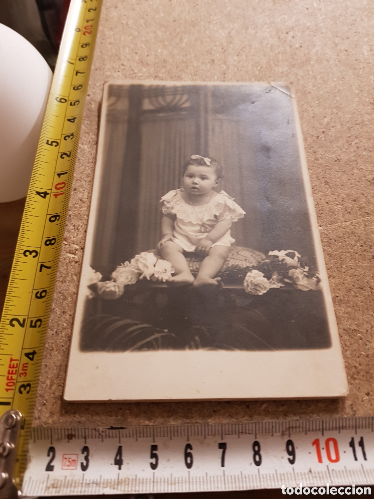 Fotografia antica: Fotograf&iacute;a de una beb&eacute; en los a&ntilde;os 20