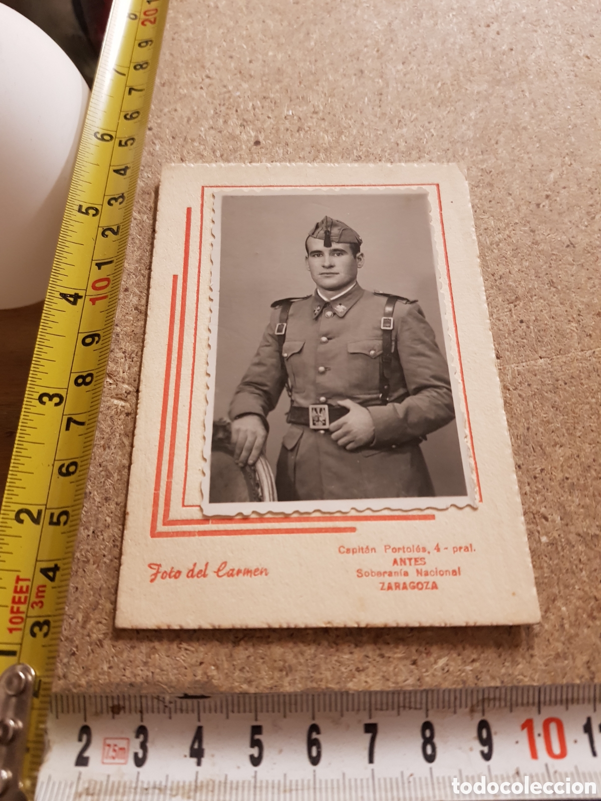 Fotografia antica: Fotograf&iacute;a de un militar a primeros del siglo pasado aprox.