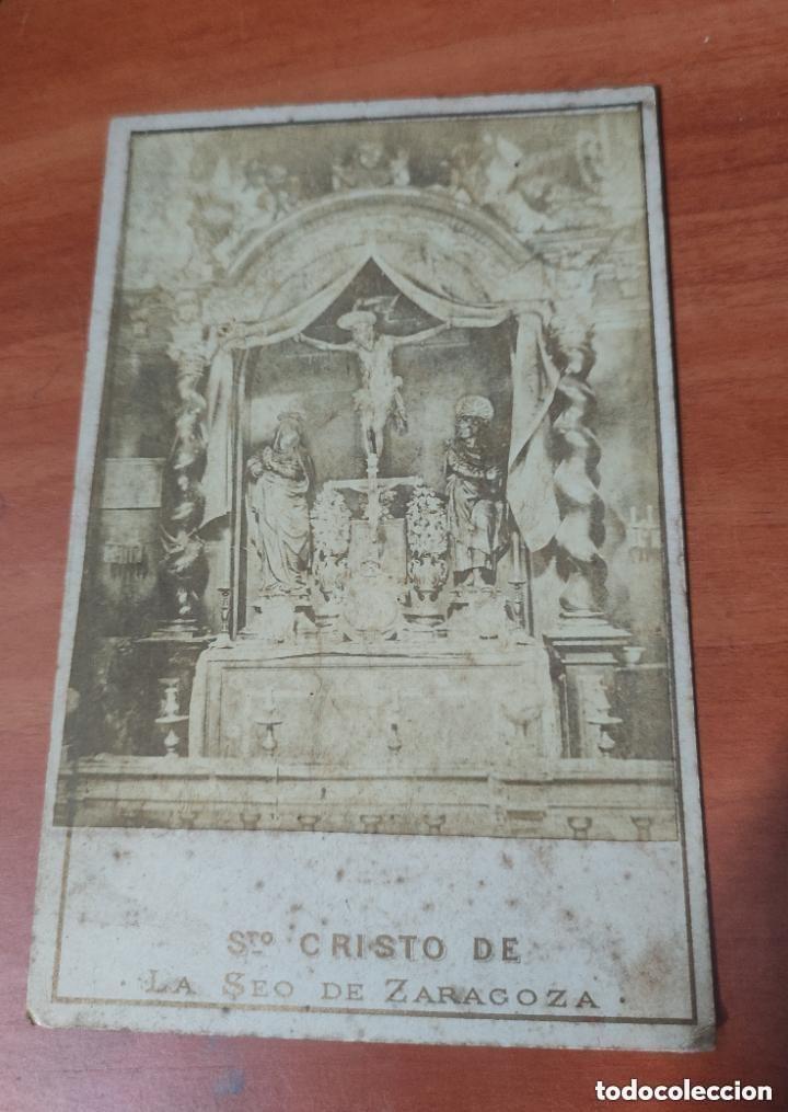 Alte Fotografie: SANTO CRISTO DE LA SEO DE ZARAGOZA - A. COYNE - 17x11