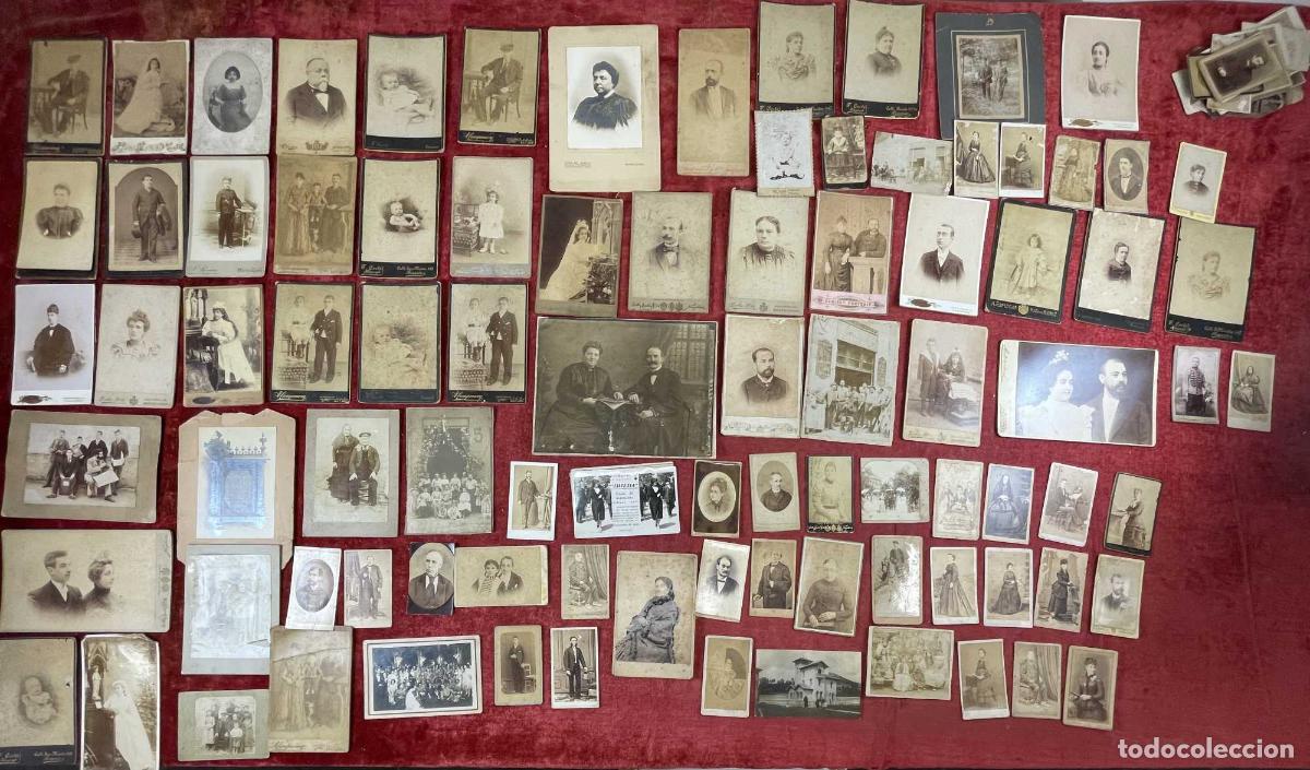 Fotograf&iacute;a antigua: GRAN COLECCI&Oacute;N (100 UDS) DE FOTOGRAFIAS Y ALBUMIAS. RETRATOS. ESPA&Ntilde;A. SIGLO XIX - XX