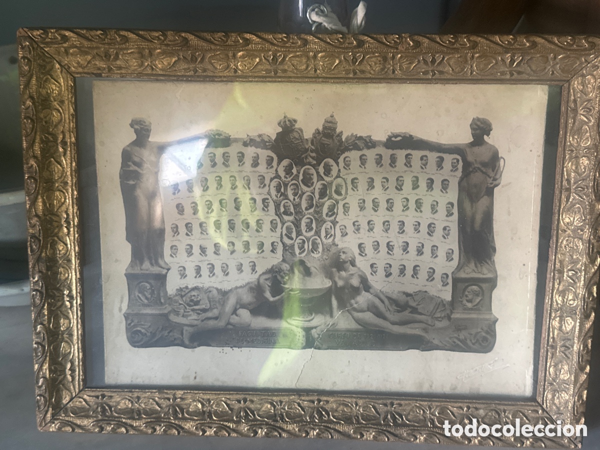 Fotografia antiga: Fotograf&iacute;a facultad de medicina curso 1920