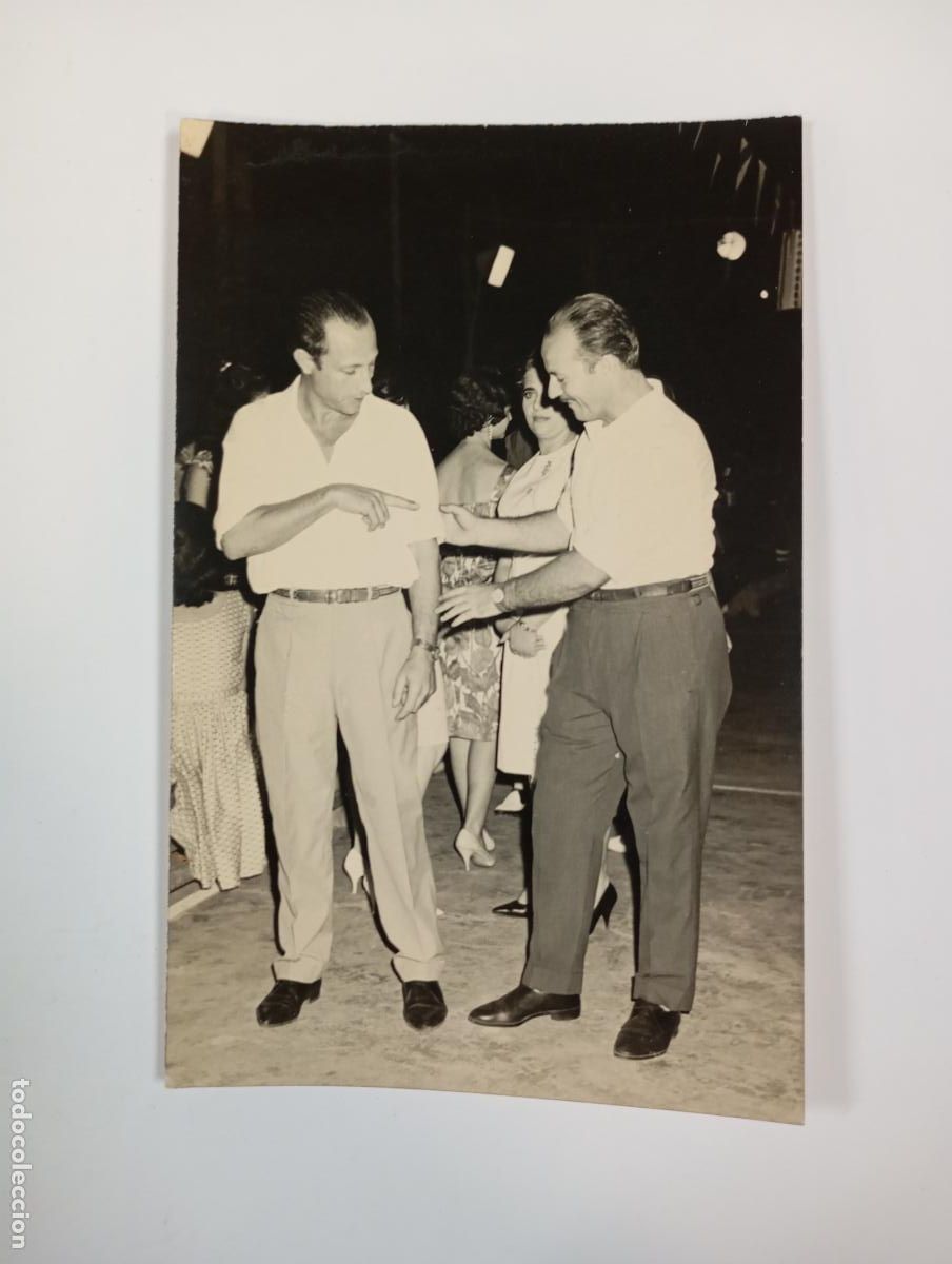 Fotografia antica: ANTIGUA FOTOGRAF&Iacute;A HOMBRES BAILANDO. TDKP21N
