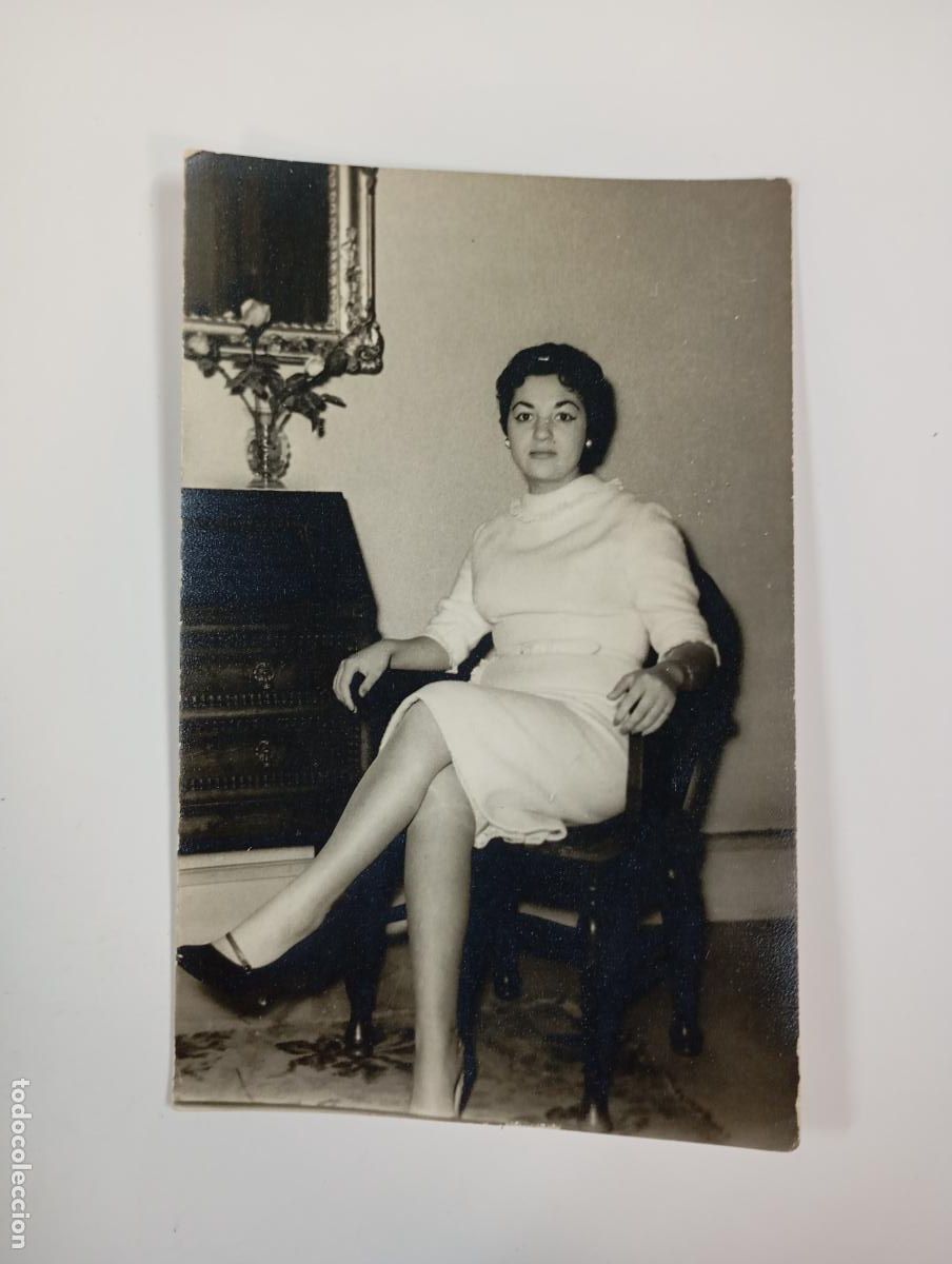 Fotografia antica: ANTIGUA FOTOGRAF&Iacute;A MUJER SENTADA. TDKP21N