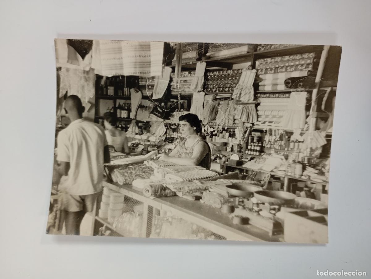 Fotografia antica: ANTIGUA FOTOGRAF&Iacute;A MUJER TIENDA BAZAR. TDKP21N