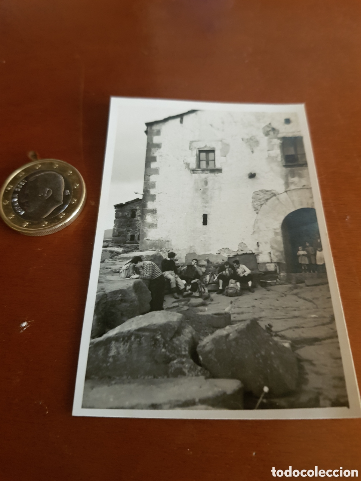 Fotografia antiga: Fotograf&iacute;a de una Masia Catalana a identificar