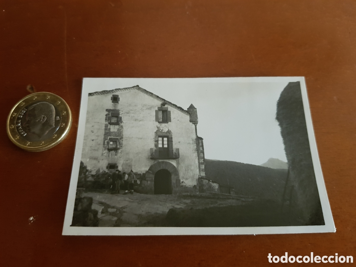 Fotografia antiga: Fotograf&iacute;a de una Masia de Aiguafreda