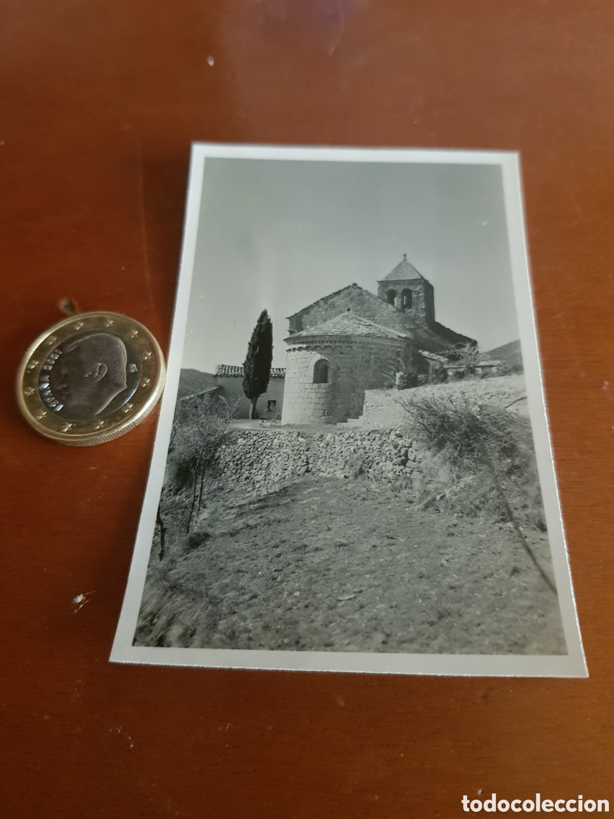 Antique Photography: Fotograf&iacute;a de la Iglesia de Rocabruna a&ntilde;os 50