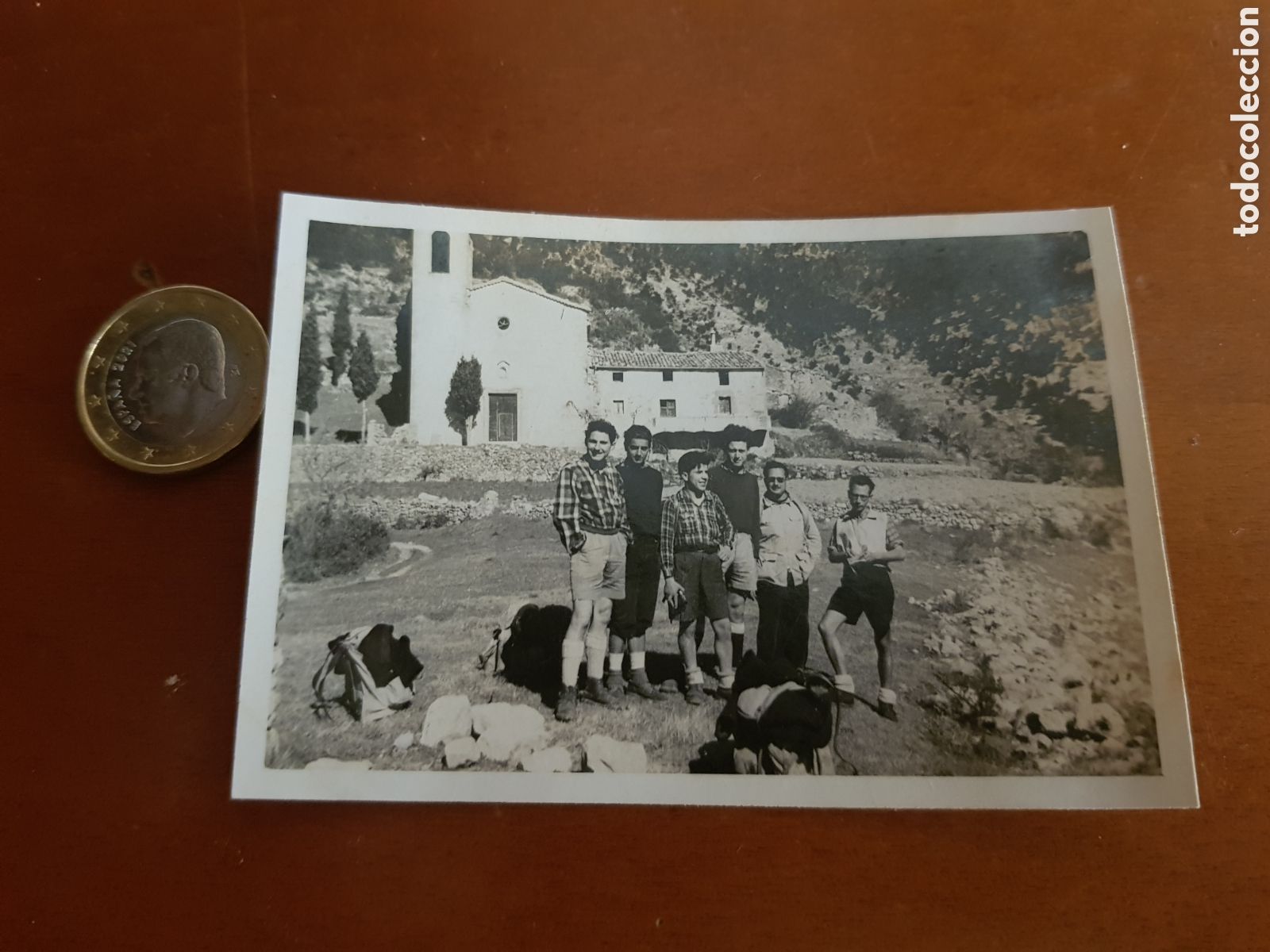 Antique Photography: Fotograf&iacute;a de una Iglesia de la Vall de Riells a&ntilde;os 50