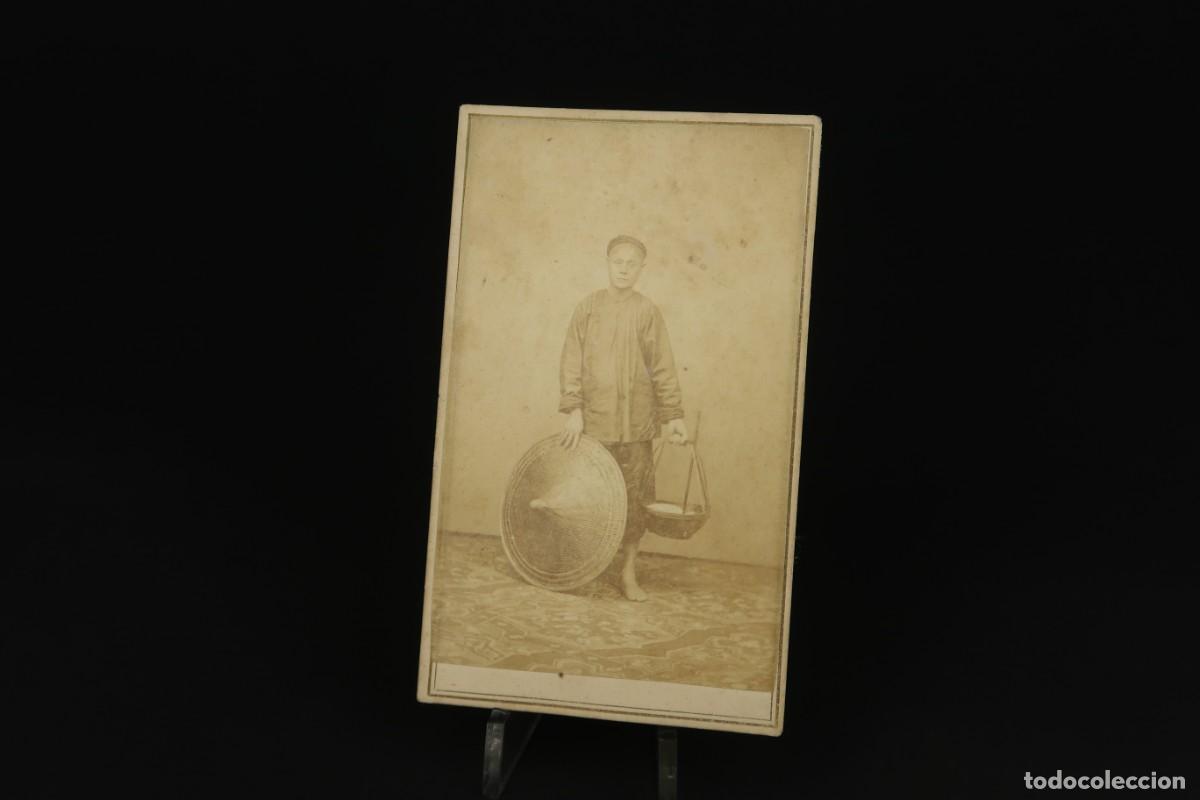 Fotografia antiga: Antigua Fotograf&iacute;a de un Chino Siglo XIX