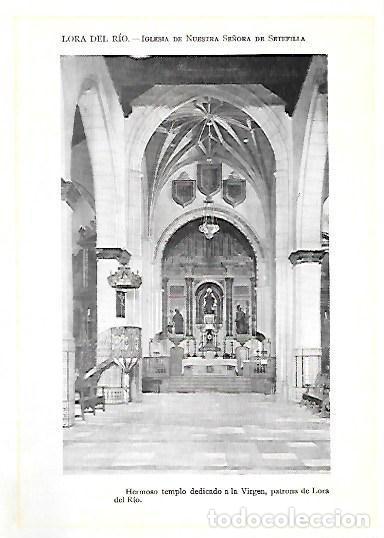 Fotografia antica: FOTOTIPIA DE LORA DEL RIO. IGLESIA DE SETEFILLA(SEVILLA). FOTOTIPIA-0063