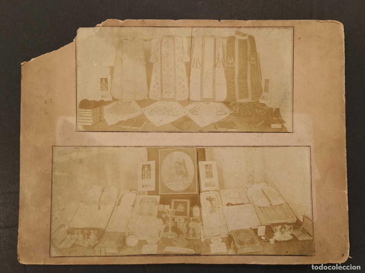 Fotografia antica: SOTANAS DE CURAS O SACERDOTES Y OTROS - FOTOGRAFIA ALBUMINA ANTIGUA -VER FOTOS- (V-26.283)